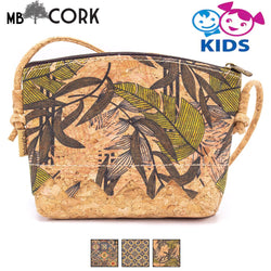 Natural cork Little Girls Purses for Kids BAG-624-Corssbody